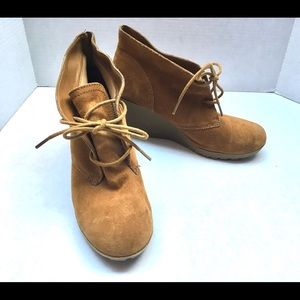 Merona Tan Wedge Booties